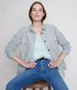 Picture of TRAVYS JADE FINE KNIT JUMPER WITH HENLEY COLLAR