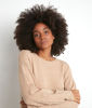 Picture of TABATA BEIGE WOOL JUMPER DRESS