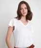 Picture of ICAO ECRU ORGANIC LINEN T-SHIRT