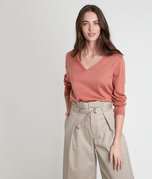 Picture of RYO SPARKLY ORANGE LIGHTWEIGHT PULLOVER