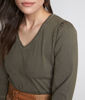 Picture of MARGOT KHAKI ORGANIC COTTON T-SHIRT