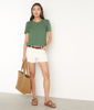 Picture of MALAGA GREEN OPENWORK COTTON T-SHIRT