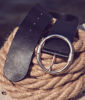 Picture of DARIUS WIDE BLACK LEATHER BELT