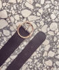 Picture of DARIUS WIDE BLACK LEATHER BELT