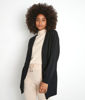 Picture of TERENCE LONG BLACK FINE-KNIT CARDIGAN