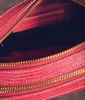 Picture of FEVER PINK SNAKESKIN-EFFECT LEATHER SHOULDER BAG