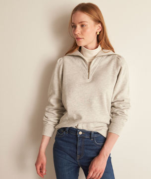 Picture of FARO GREY HIGH-NECKED COTTON SWEATSHIRT