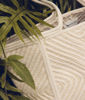 Picture of FAUST ECRU LUREX AND COTTON CABAS TOTE