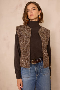 Picture of BASTIEN SLEEVELESS WOOL CARDIGAN