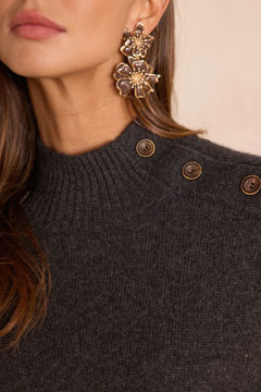 Picture of BRADLEY TURTLENECK JUMPER IN 100% CASHMERE - 4 PLY