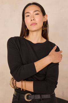 Picture of RIBBED LONG SLEEVE T-SHIRT LENA