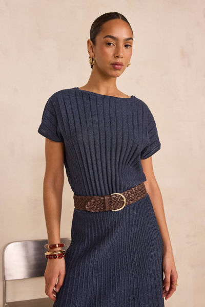 Picture of PERLA SHORT SLEEVE SWEATER