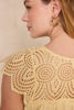 Picture of EMBROIDERED SHORT-SLEEVE COTTON TOP LILOU