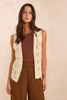 Picture of SLEEVELESS CROCHETED COTTON VEST ANGELE