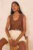 Picture of SLEEVELESS COTTON CROCHET VEST ANGELE