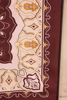 Picture of BURGUNDY PRINTED SILK SCARF KING