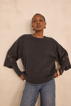 Picture of ALYA 3/4 SLEEVE CASHMERE SWEATER