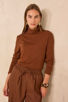 Picture of LONG-SLEEVE T-SHIRT MADE OF MIXED LYOCELL AND WOOL TERRY