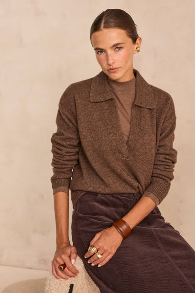 Picture of LONG SLEEVE PULL IN MIXED WOOL AND YAK ANDY