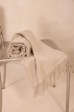 Picture of WOVEN SCARF IN NATURAL TONES ROBIN