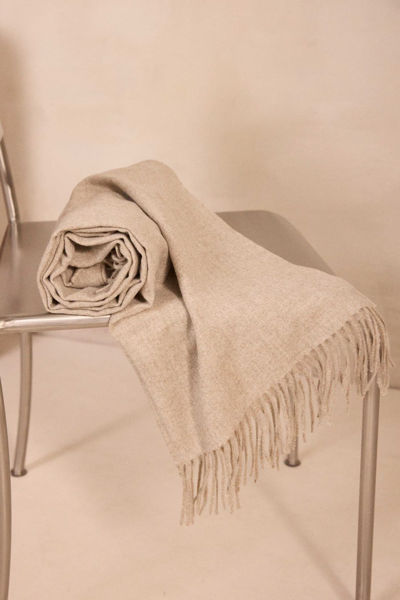 Picture of WOVEN SCARF IN NATURAL TONES ROBIN