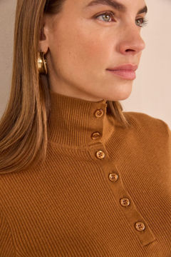 Picture of ASHLEY LONG SLEEVE MIXED WOOL SWEATER